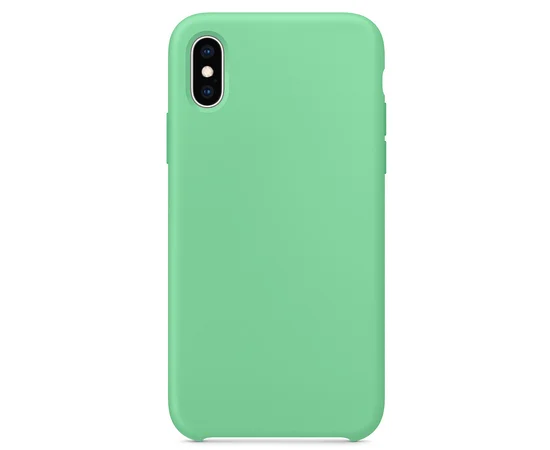 Силиконовый чехол Soft cover для Apple iPhone X / XS (5.8") Зеленый / Spearmint