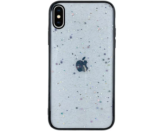 TPU+PC чехол Shiny Stars для Apple iPhone X / XS (5.8") Черный