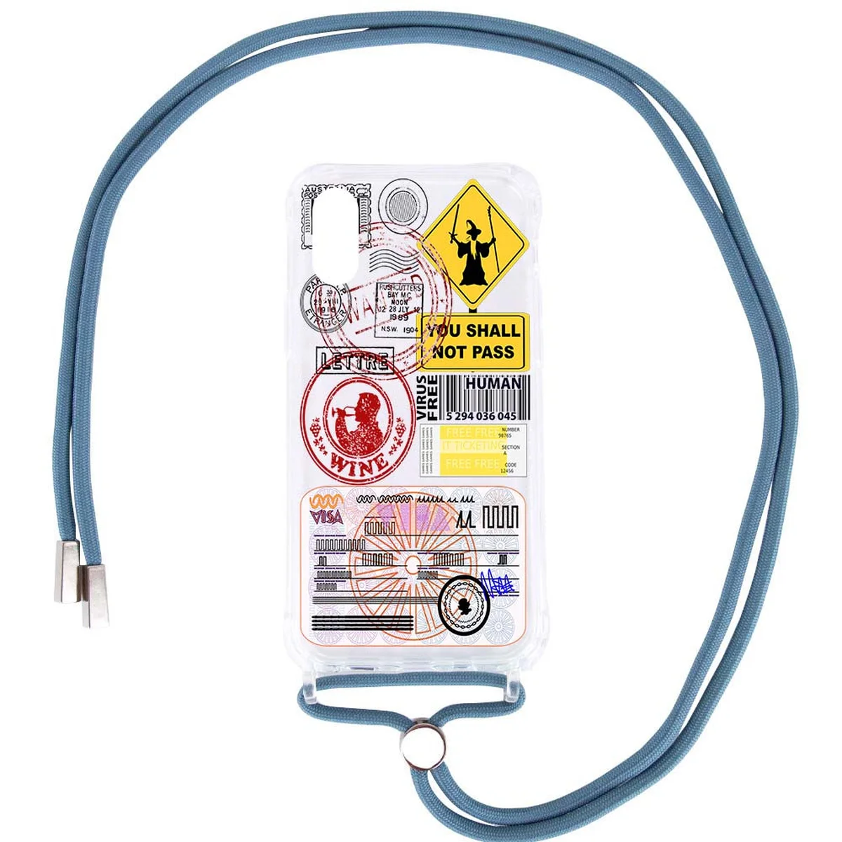 Чехол TPU Crossbody Street Style для Apple iPhone X / XS (5.8") Magician / Зеленый / Pine green