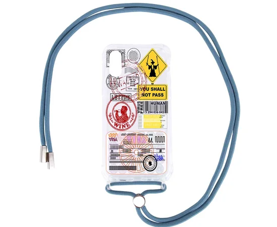 Чехол TPU Crossbody Street Style для Apple iPhone X / XS (5.8") Magician / Зеленый / Pine green