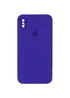 Чохол Silicone Case Square Full Camera Protective (AA) для Apple iPhone XS (5.8 ") Фіолетовий / Ultra Violet