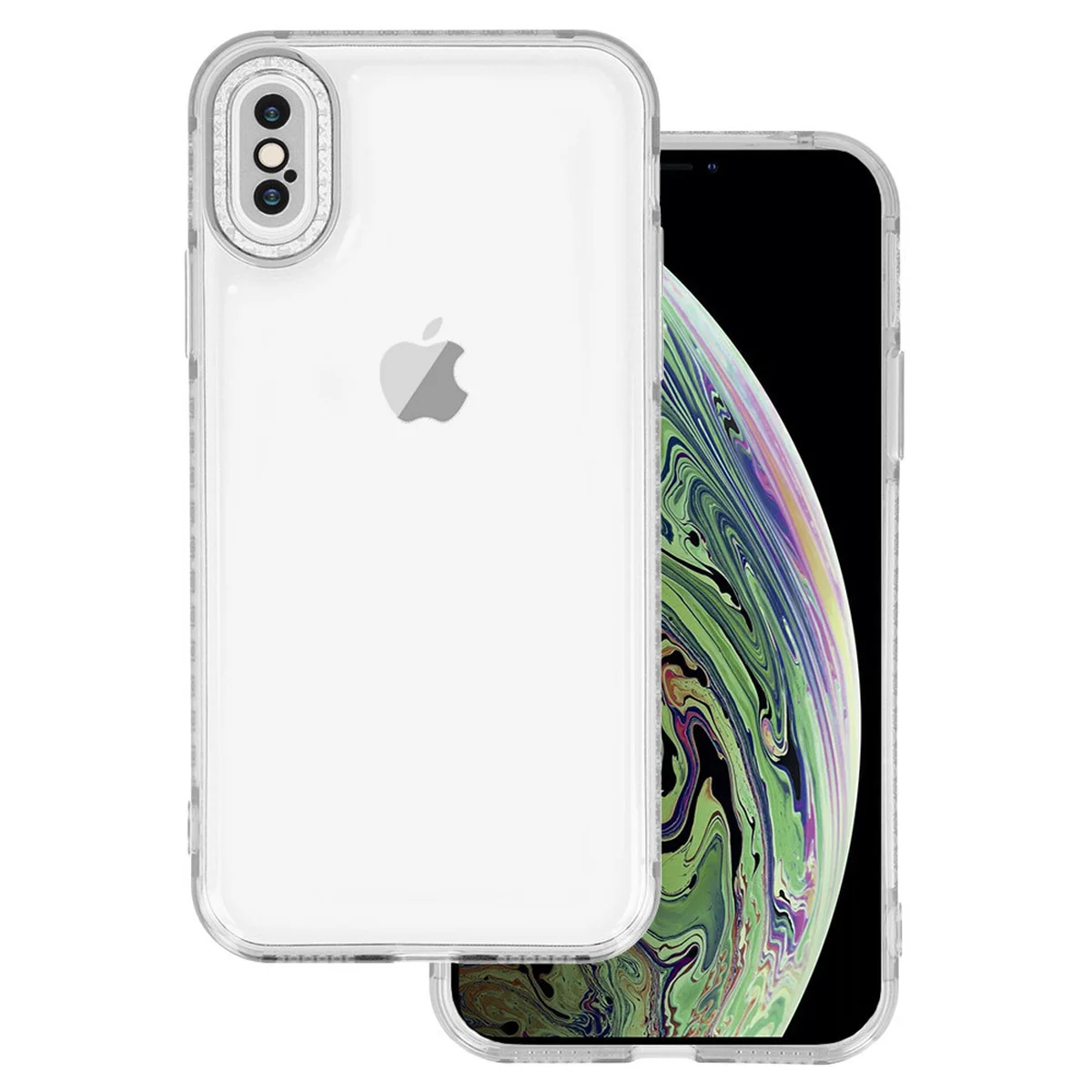 Чохол TPU Starfall Clear для Apple iPhone X/XS (5.8") Прозорий
