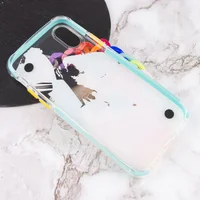 TPU+PC чехол Colorspot с ремешком-цепью для Apple iPhone X / XS (5.8") Tropic