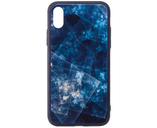 TPU+Glass чехол YCT для Apple iPhone X/XS Изумрудный