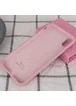 Чохол Silicone case (A) (з закритим низом) для Apple iPhone X / XS Рожевий / Pink Sand