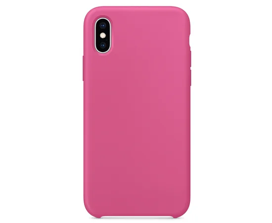 Силиконовый чехол Soft cover для Apple iPhone X / XS (5.8") Красный / Dragon Fruit
