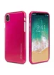 TPU чехол Mercury iJelly Metal series для Apple iPhone X/XS Малиновый