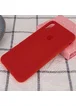 Чехол Silicone Case Full Protective (AA) для Apple iPhone X/XS Красный / Dark Red
