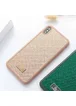 TPU чехол Bling World Grainy Diamonds для Apple iPhone X / XS (5.8") Rose Gold