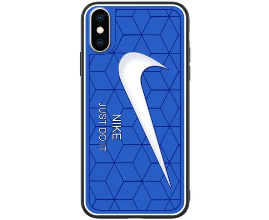 TPU Чехол Sneakers для Apple iPhone XS (5.8") Синий / Nike