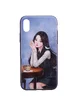 TPU+PC чехол YCT картина для Apple iPhone X/XS Девочка в кафе