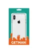 TPU чехол GETMAN Transparent 1,0 mm для Apple iPhone X / XS (5.8") Прозрачный / Transparent
