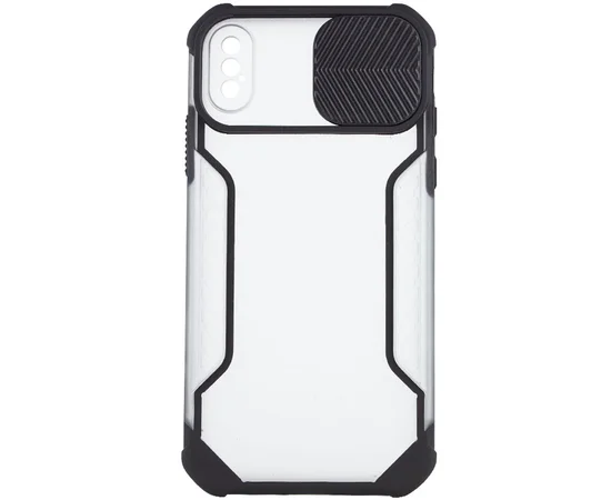 Чехол Camshield matte Ease TPU со шторкой для Apple iPhone X / XS (5.8") Черный