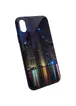 TPU+Glass чехол Night series для Apple iPhone X/XS Манхэттен