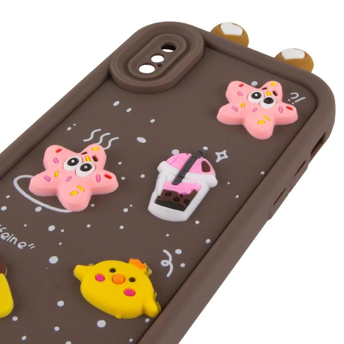 Чохол TPU Toys Case with Ears для Apple iPhone X/XS (5.8") Brown