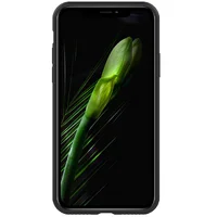 Чехол Silicone case (A) (с закрытым низом) для Apple iPhone X/XS Черный / Black