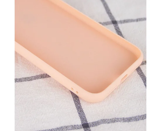 TPU+Glass чехол GLOSSY Logo (opp) для Apple iPhone X / XS (5.8") Персиковый