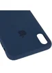 Чехол Silicone case (AAA) для Apple iPhone X/XS Синий / Cosmos Blue