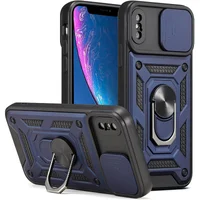 Ударопрочный чехол Camshield Serge Ring для Apple iPhone X / XS (5.8") Синий