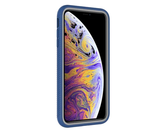 Ударопрочный чехол Full-body Bumper Case для Apple iPhone X / XS (5.8") Синий