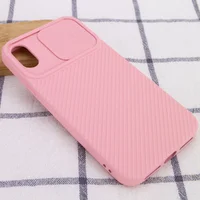 Чохол Camshield Square TPU зі шторкою для камери для Apple iPhone X / XS (5.8 ") Rose Gold
