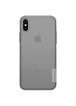 TPU чехол Nillkin Nature Series для Apple iPhone X/XS Серый (прозрачный)