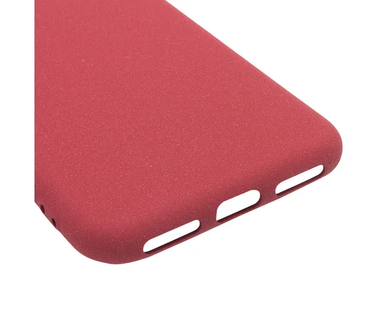 TPU Sandstone Matte case для Apple iPhone X (5.8") Красный
