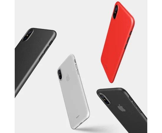 Пластиковая накладка ROCK Naked Shell series для Apple iPhone X (5.8") Бесцветный / Transparent