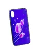 TPU+Glass чехол Fantasy с глянцевыми торцами для Apple iPhone X (5.8") Тюльпаны
