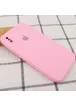 Чехол Silicone Case Square Full Camera Protective (AA) для Apple iPhone XS (5.8") Розовый / Light pink