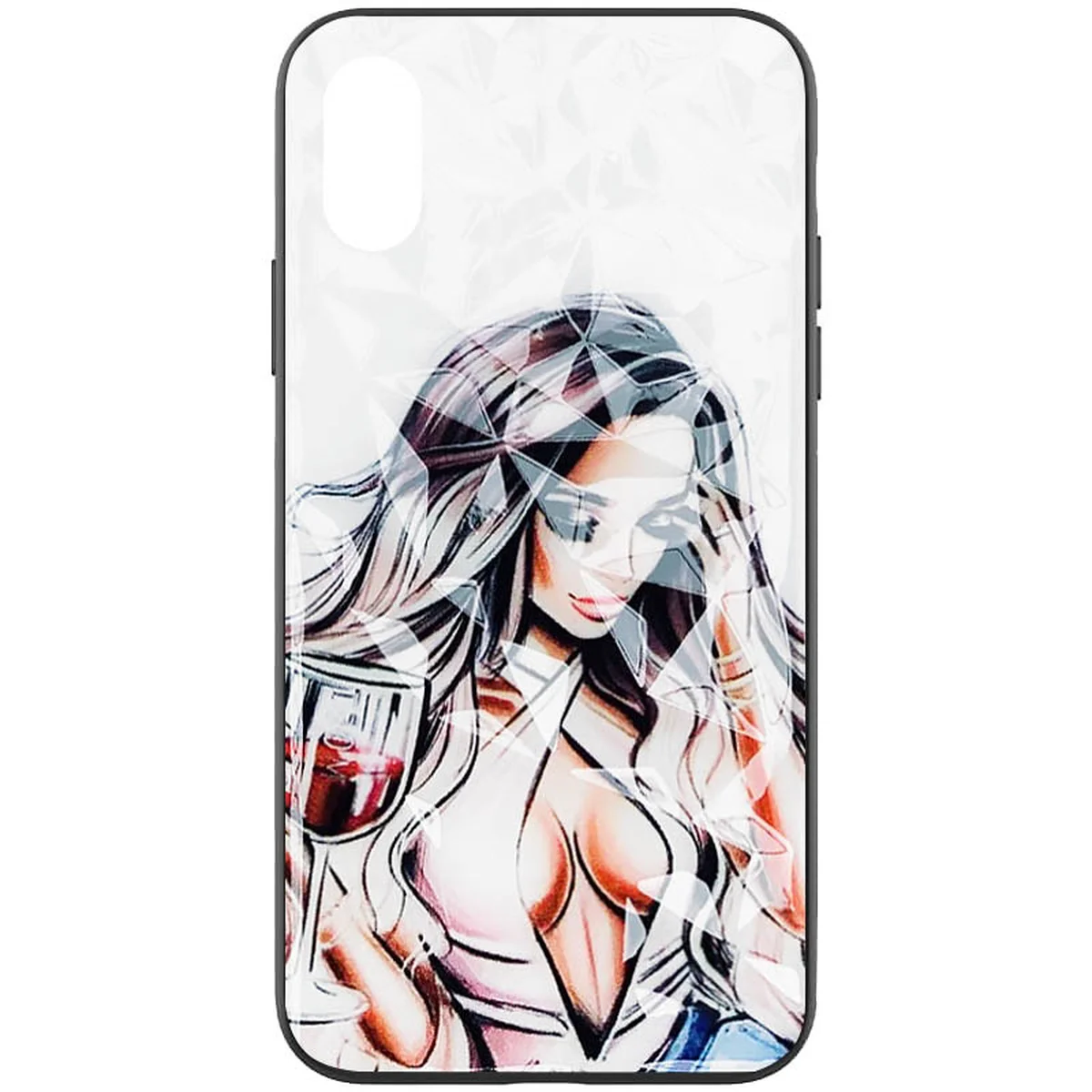 TPU + PC чохол Prisma Ladies для Apple iPhone X / XS (5.8 ") Sexy