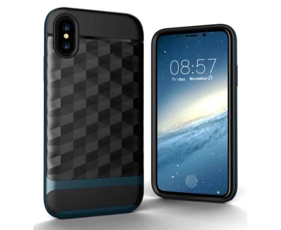 Чехол 3D Ling для Apple iPhone X (5.8") Синий