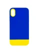 Чехол TPU+PC Bichromatic для Apple iPhone X / XS (5.8") Navy Blue / Yellow