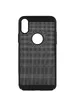 Ультратонкий дышащий чехол Grid case для iPhone X/XS Черный