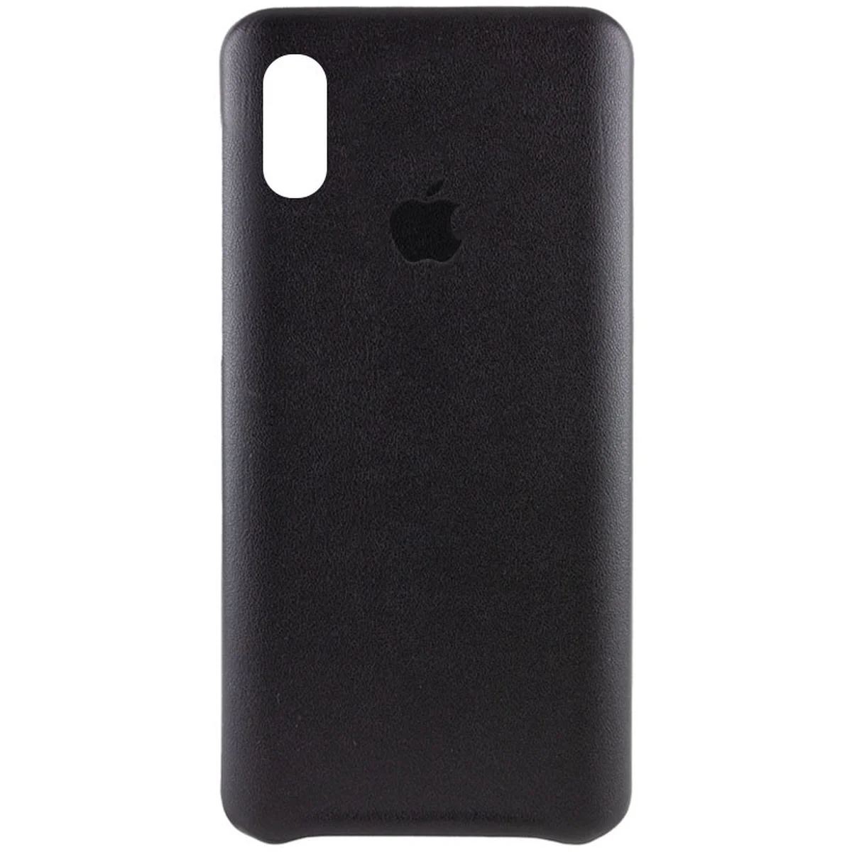 Кожаный чехол AHIMSA PU Leather Case Logo (A) для Apple iPhone X / XS (5.8") Черный