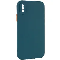 Чехол TPU Square Full Camera для Apple iPhone X / XS (5.8") Зеленый