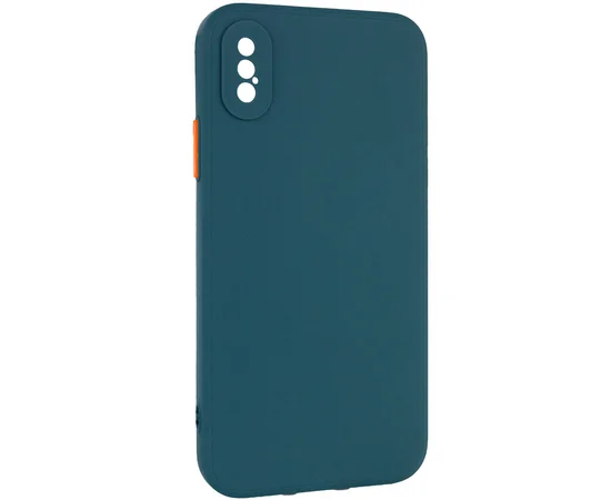 Чехол TPU Square Full Camera для Apple iPhone X / XS (5.8") Зеленый