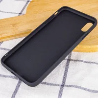 TPU+Glass чехол GLOSSY Logo Full camera для Apple iPhone X / XS (5.8") Черный