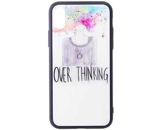 TPU + Glass чохол YCT для Apple iPhone X / XS Мистецтво