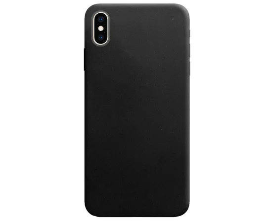 Силиконовый чехол Candy для Apple iPhone X / XS (5.8") Черный