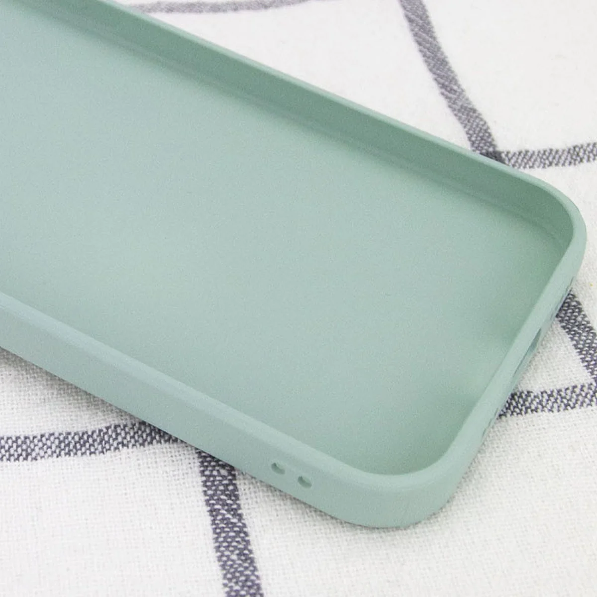 TPU + Glass чохол GLOSSY Logo Full camera для Apple iPhone X / XS (5.8 ") М'ятний