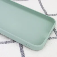 TPU + Glass чохол GLOSSY Logo Full camera для Apple iPhone X / XS (5.8 ") М'ятний