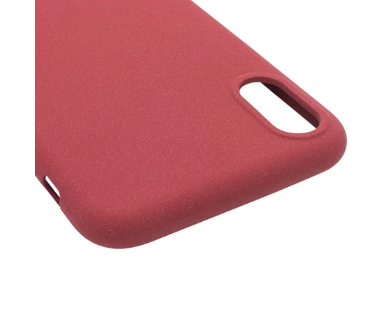 TPU Sandstone Matte case для Apple iPhone X (5.8") Красный