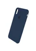 Чехол Silicone case (AAA) для Apple iPhone X/XS Синий / Cosmos Blue