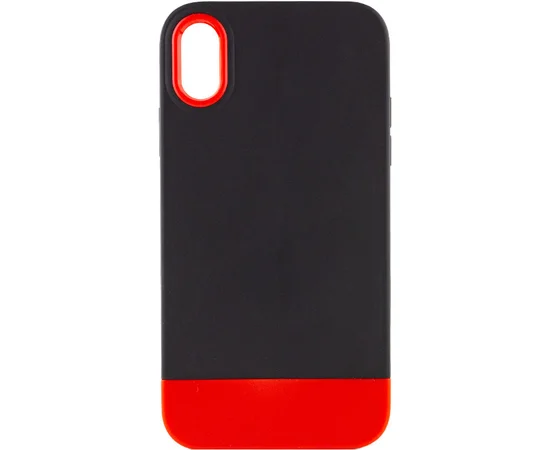 Чехол TPU+PC Bichromatic для Apple iPhone X / XS (5.8") Black / Red