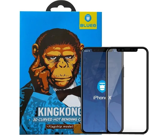 Защитное 3D стекло Blueo Hot Bending series для Apple iPhone X / XS / 11 Pro Черное