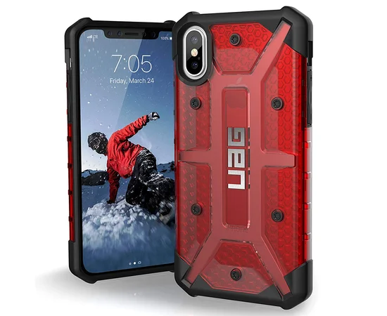 Ударопрочный чехол UAG Plasma для Apple iPhone XS (5.8") Красный