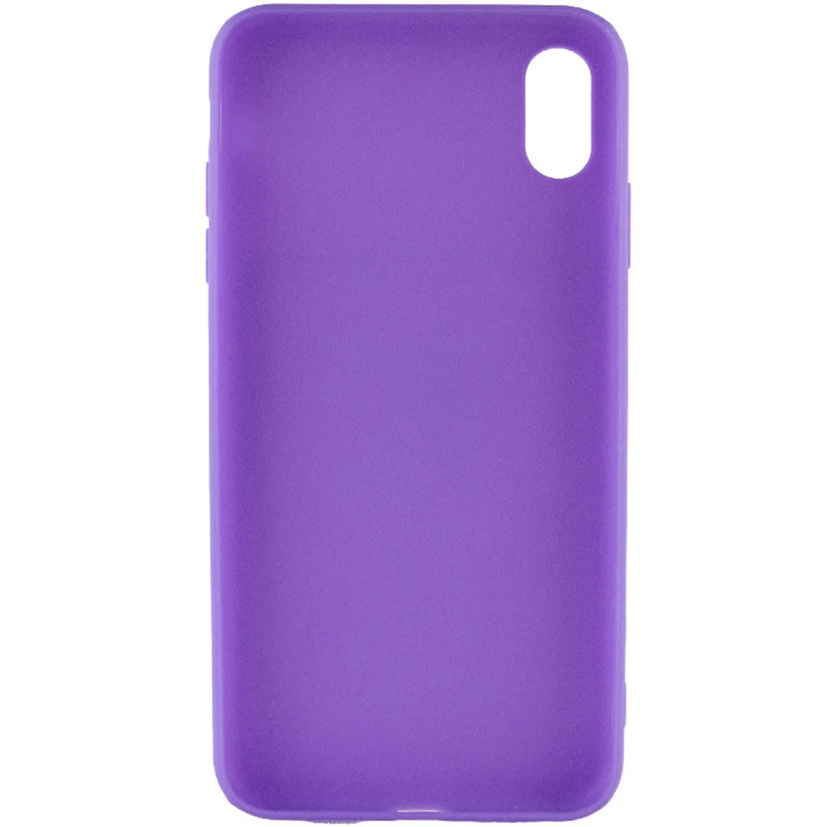 Силіконовий чохол Candy для Apple iPhone X / XS (5.8 ") Бузковий