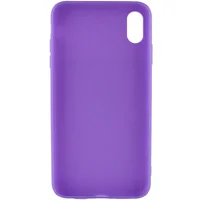 Силіконовий чохол Candy для Apple iPhone X / XS (5.8 ") Бузковий