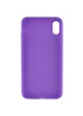 Силиконовый чехол Candy для Apple iPhone X / XS (5.8") Сиреневый